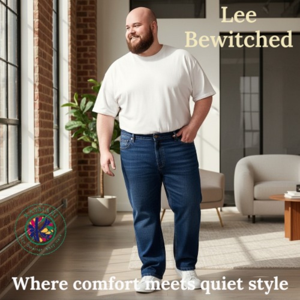 Lee Men's Bewitched Relaxed Fit Straight Leg Jeans 26W Medium